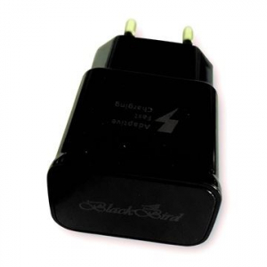 BlackBird hálozati adapter gyorstöltő 2A, fekete (BH995 BLACK)